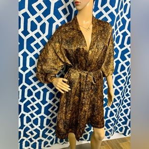 Satin Cheetah Robe by Inner Most